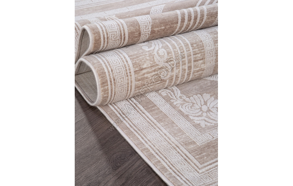 Ковер 21071B - D.BEIGE / CREAM - Прямоугольник - коллекция MILANO