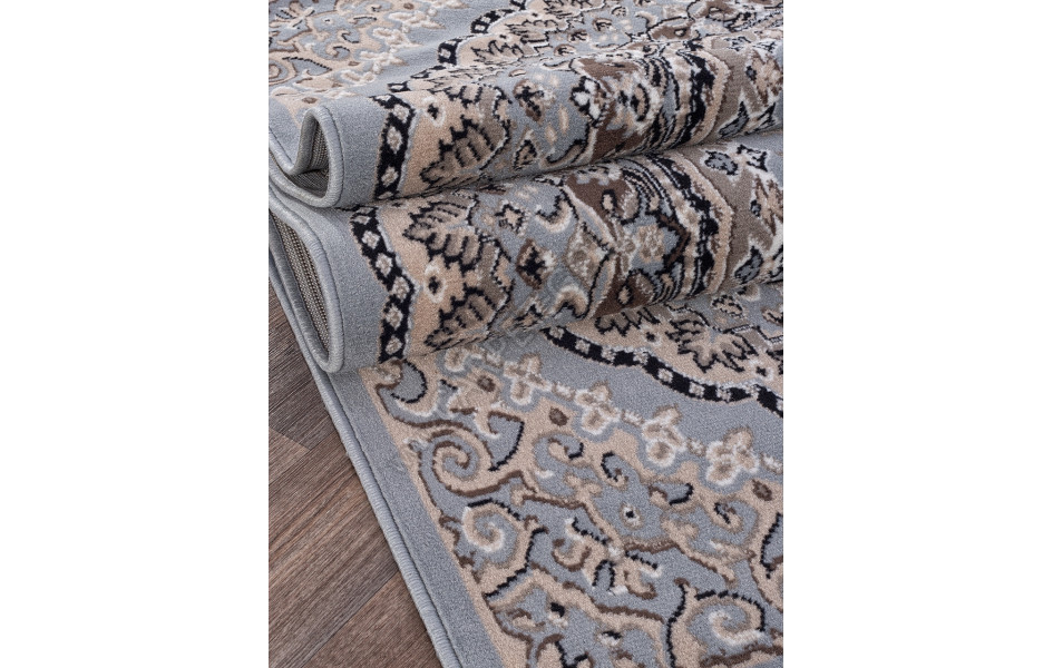 Ковер D504 - BLUE-BROWN 2 - Прямоугольник - коллекция SIERRA