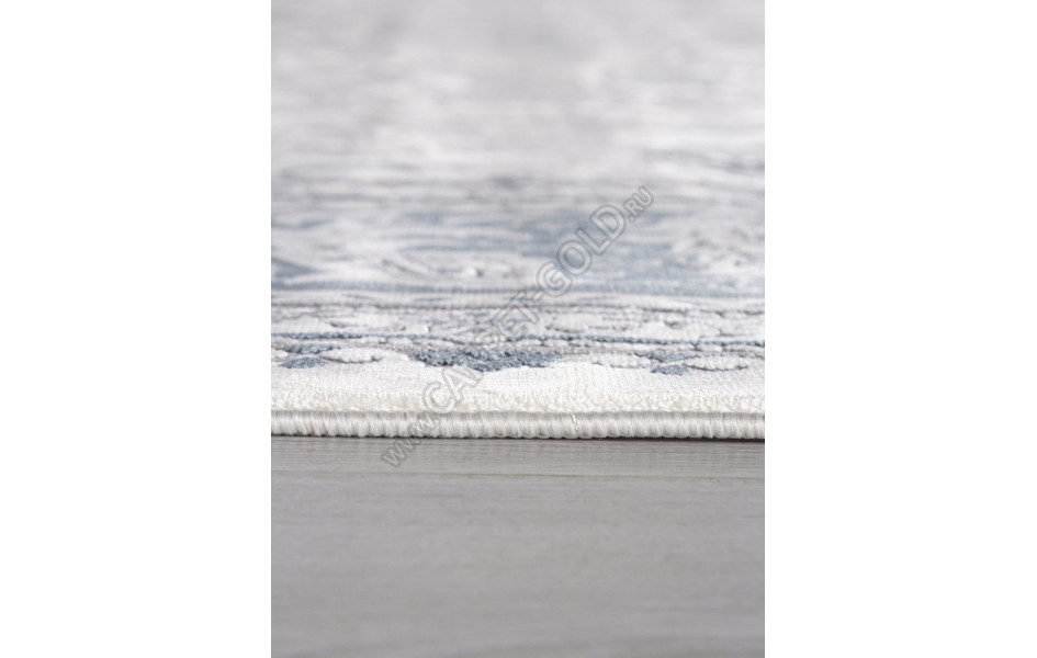 Ковер 00268 - GREY / BLUE - Прямоугольник - коллекция DUBAI