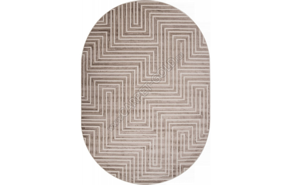 Ковер F412 - BEIGE - Овал - коллекция DIOS